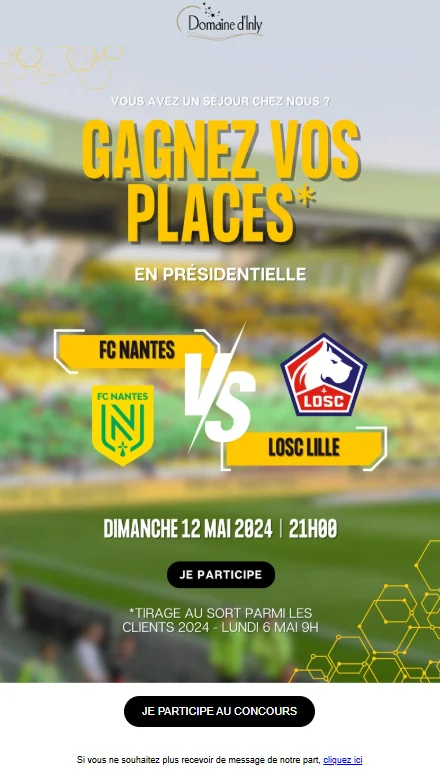 Concours match FC Nantes - LOSC Lille (12 mai 2024)