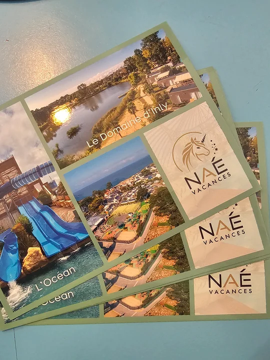 Cartes postales pour les campings Naé Vacances